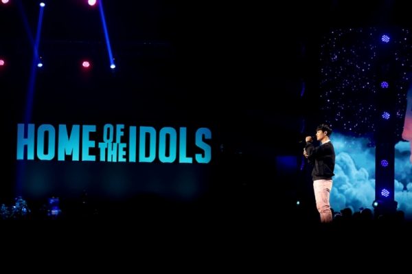 Axelo Tampil Enerjik di Final Live Showcase Indonesia Idol XIII 0 : Foto Okezone Foto