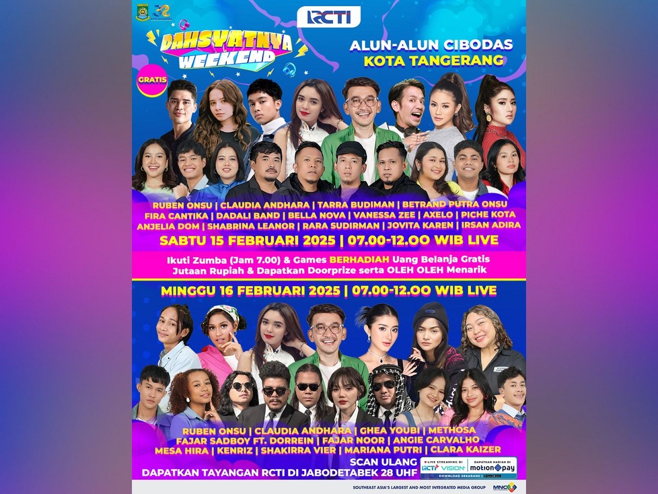Kontestan Indonesian Idol Meriahkan Dahsyatnya Weekend Tangerang : Okezone Celebrity