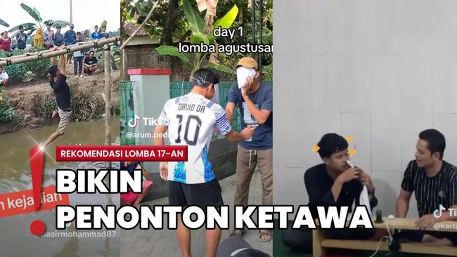 01:20                                  
                                                       
                          
                              
                              Bukan Cuma Panjat Pinang, Ini 3 Lomba 17 Agustus yang Viral di TikTok
                              1 hari yang lalu